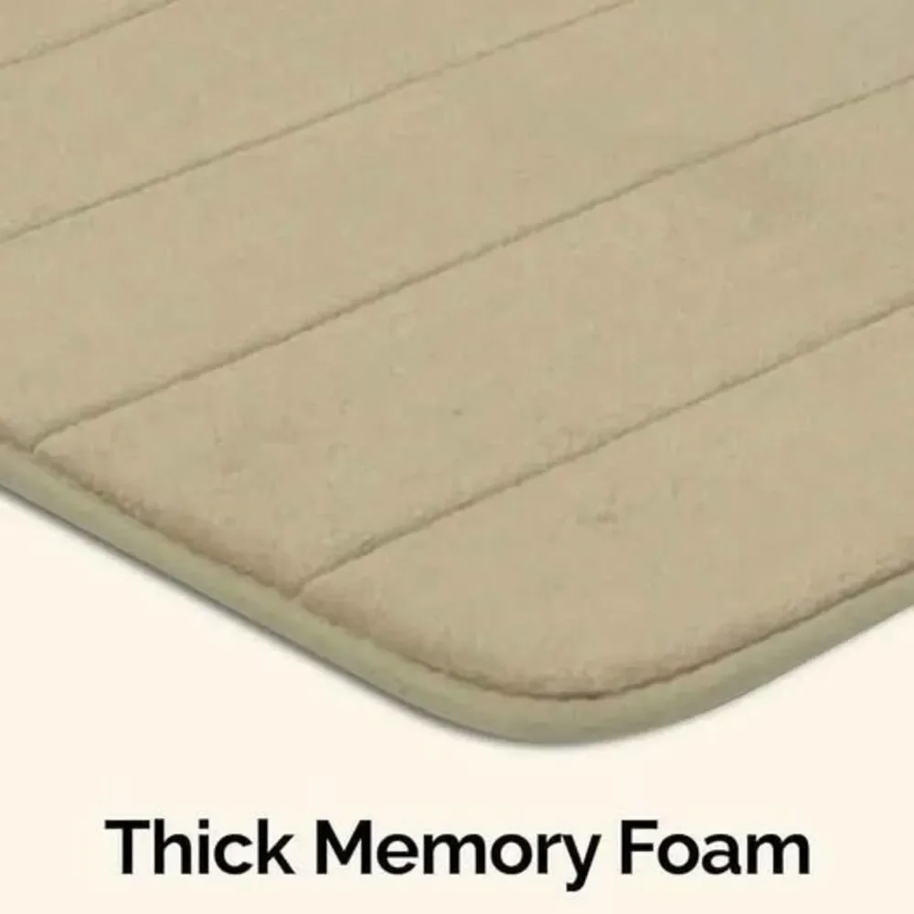 New Quick Dry Memory Foam Bathroom Mat – Non-Slip, Machine Washable